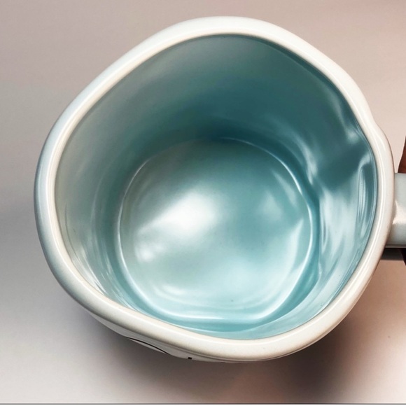Rae Dunn QUIT IT! Light Blue Ceramic Mug NEW - Picture 2 of 3